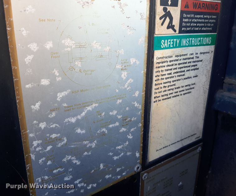 image for item OA9176 1989 Link Belt HSP-8028S  crane