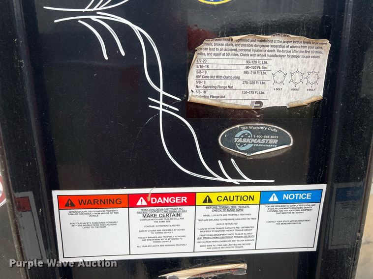 image for item OA9195 2017 PJ  tilt deck equipment trailer