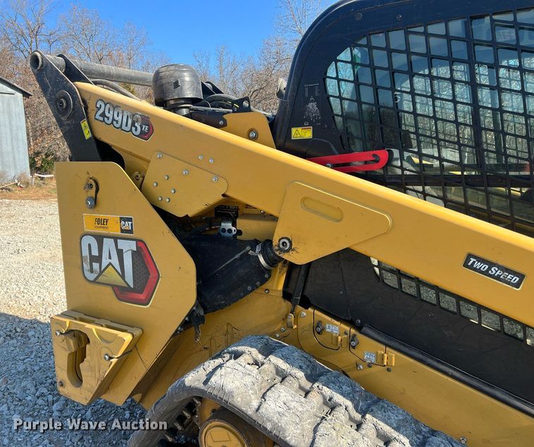 image for item OA9196 2021 Caterpillar 299D3XE tracked skid steer loader