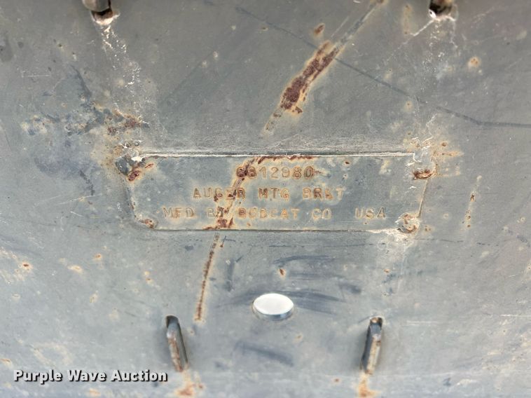 image for item OA9200 Bobcat 30C  skid steer auger