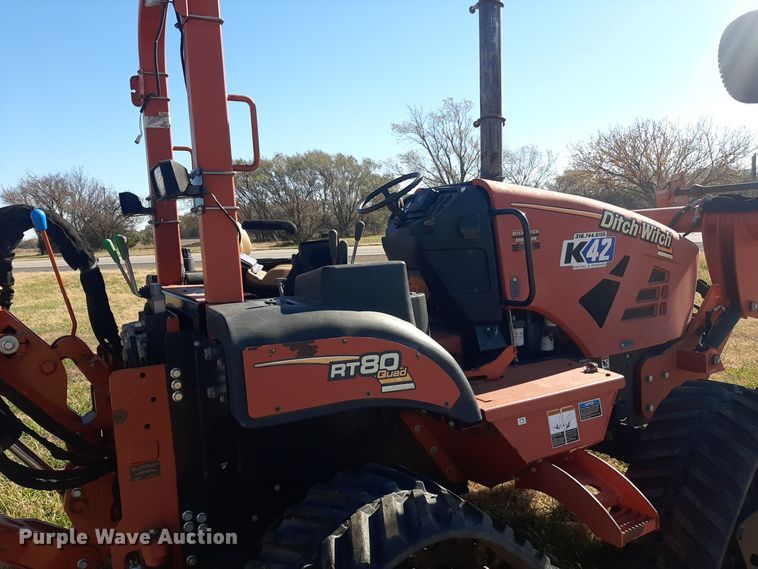 image for item OF9610 2013 Ditch Witch RT80 Quad  vibratory cable plow