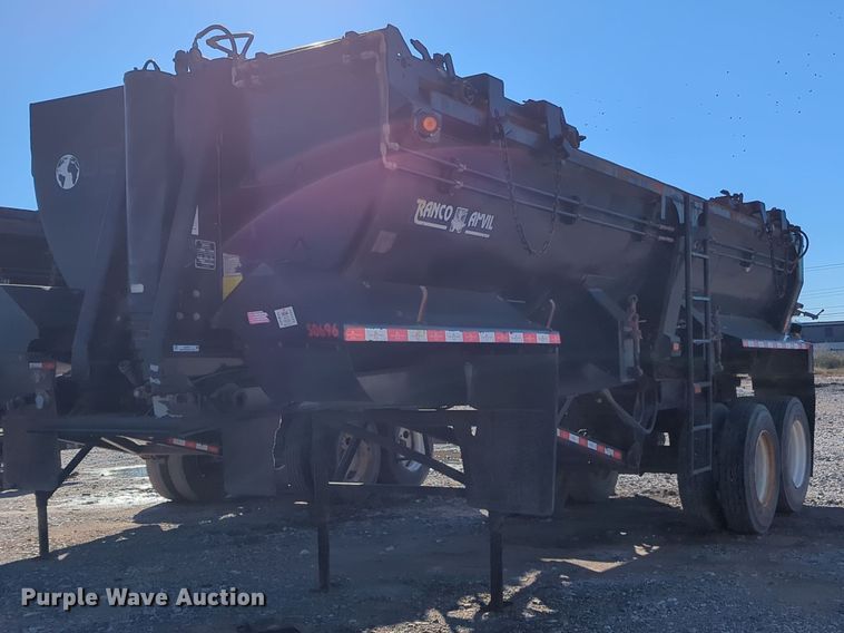 image for item OL9074 2016 Ranco Dragon  end dump trailer