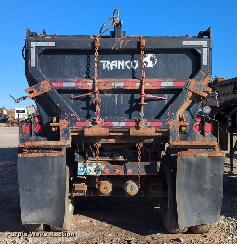 image for item OL9074 2016 Ranco Dragon  end dump trailer