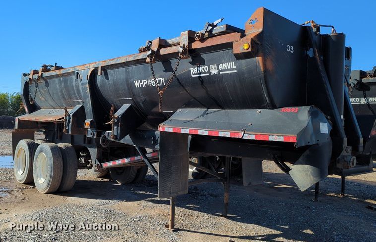 image for item OL9075 2016 Ranco Dragon  end dump trailer