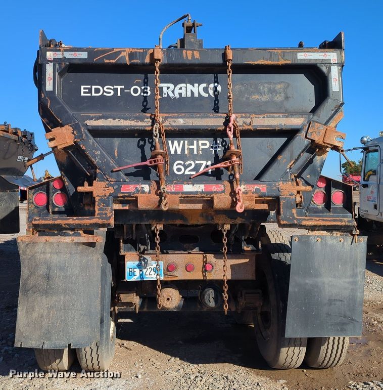 image for item OL9075 2016 Ranco Dragon  end dump trailer