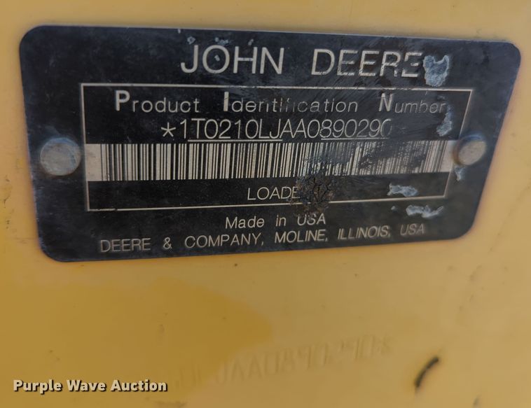 image for item OL9167 2010 John Deere 210LJ  landscape tractor