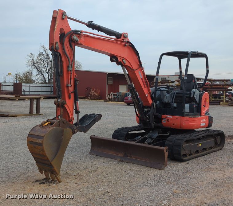 image for item OL9173 2015 Kubota U55-4  mini excavator