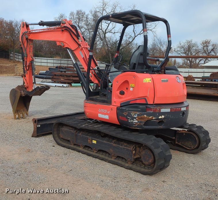 image for item OL9173 2015 Kubota U55-4  mini excavator