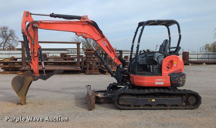 image for item OL9173 2015 Kubota U55-4  mini excavator