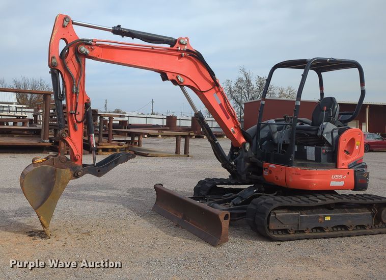 image for item OL9173 2015 Kubota U55-4  mini excavator