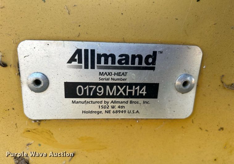 image for item OM9189 Allmand Maxi Heat MH1000  heater