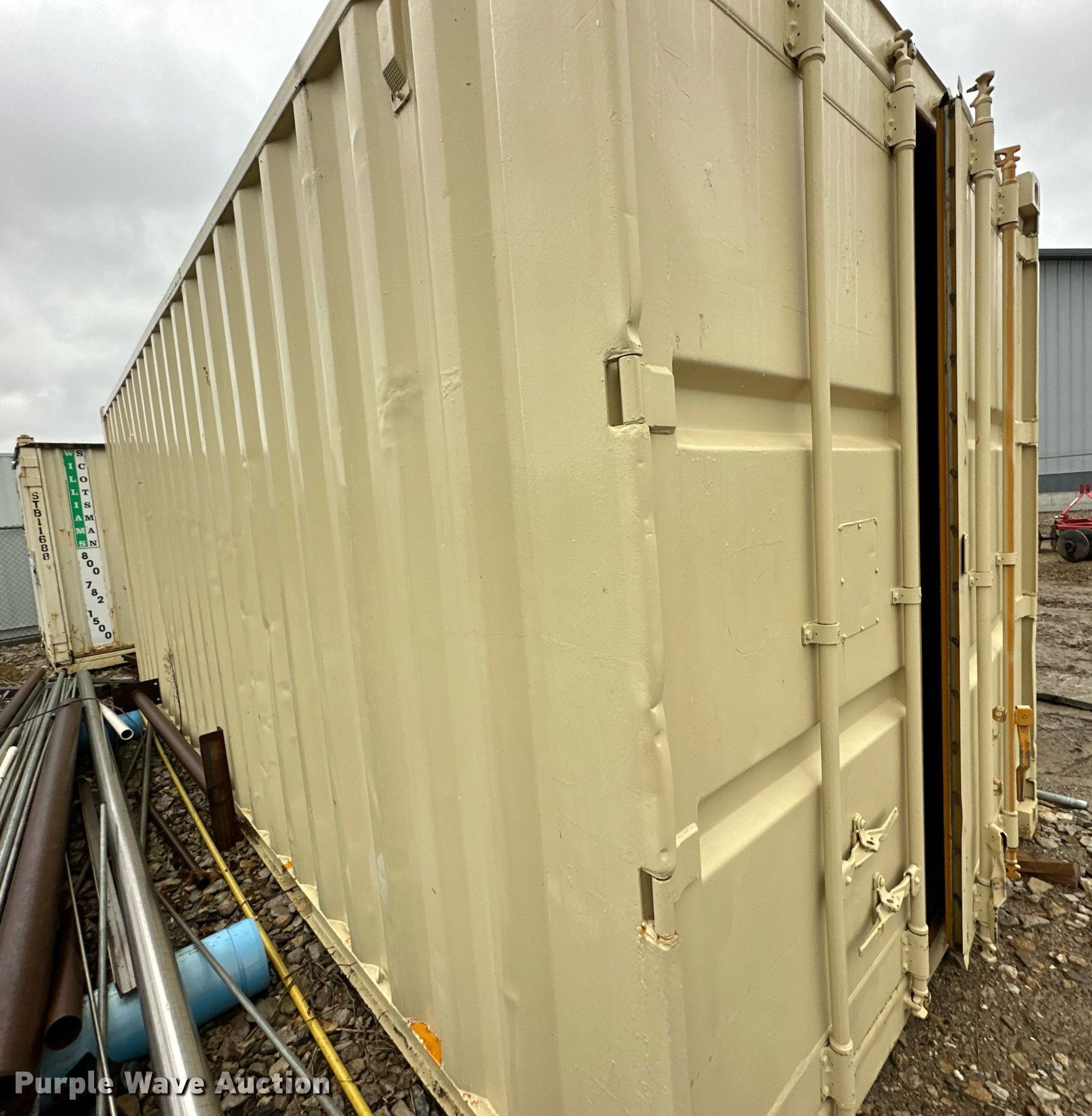 Storage container in Topeka, KS Item NL9230 for sale Purple Wave