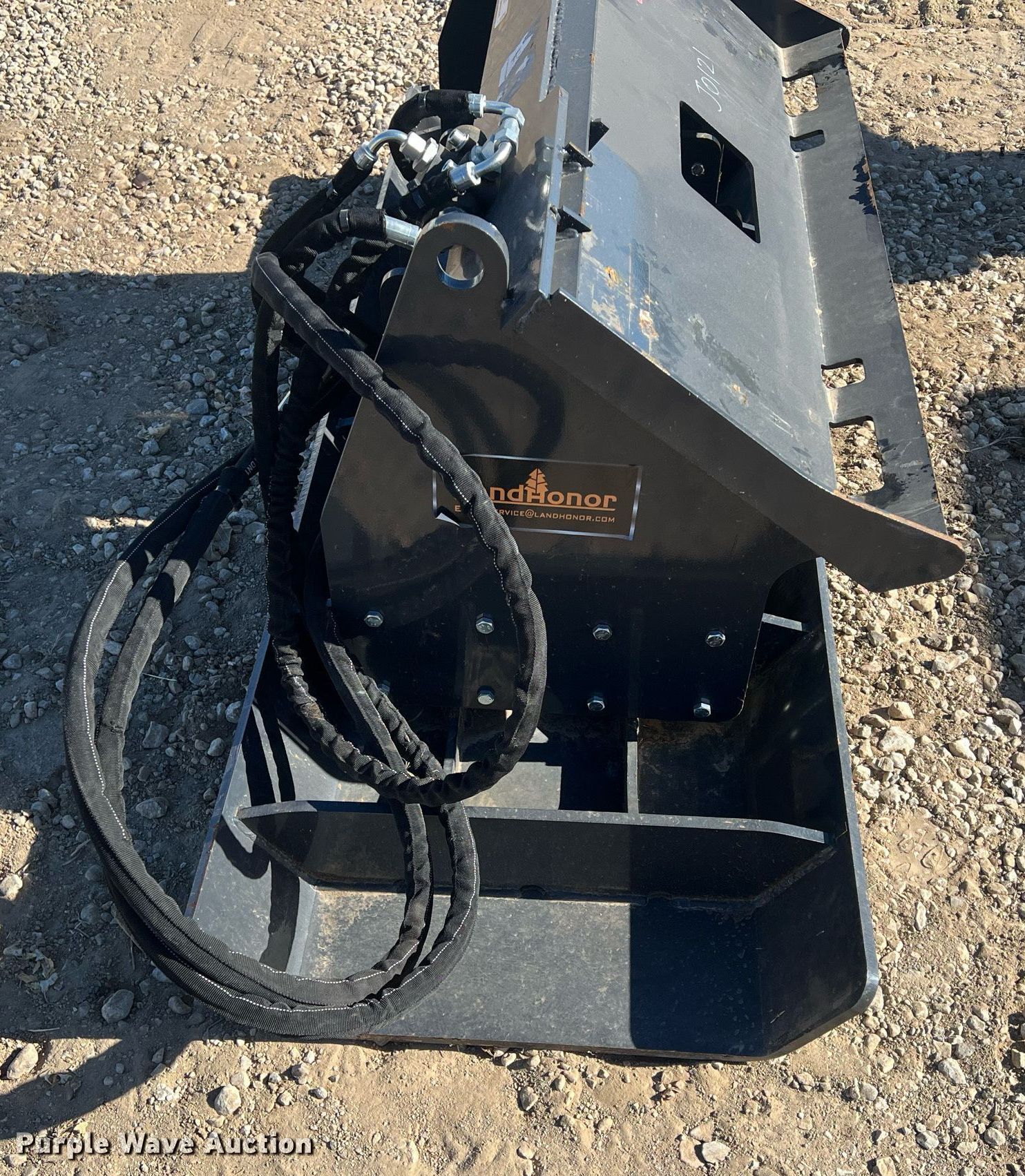 Landhonor skid steer plate compactor in Perry, KS Item OA9207 for