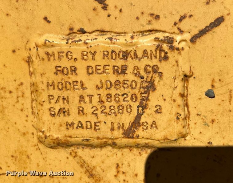 image for item DJ6474 2002 John Deere 850C LGP Series II  dozer