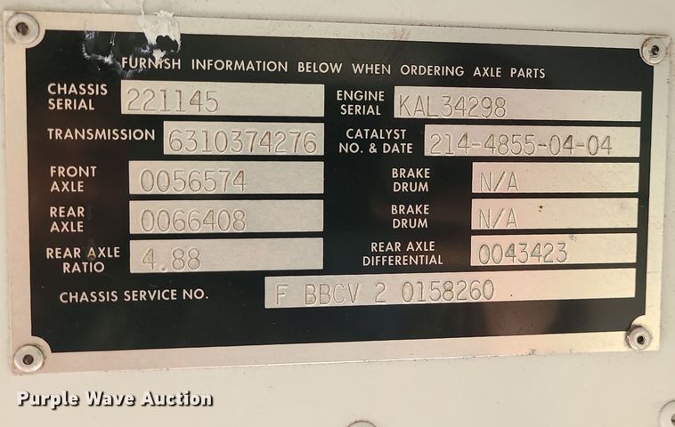 image for item DK4149 2005 Blue Bird Vision  school bus