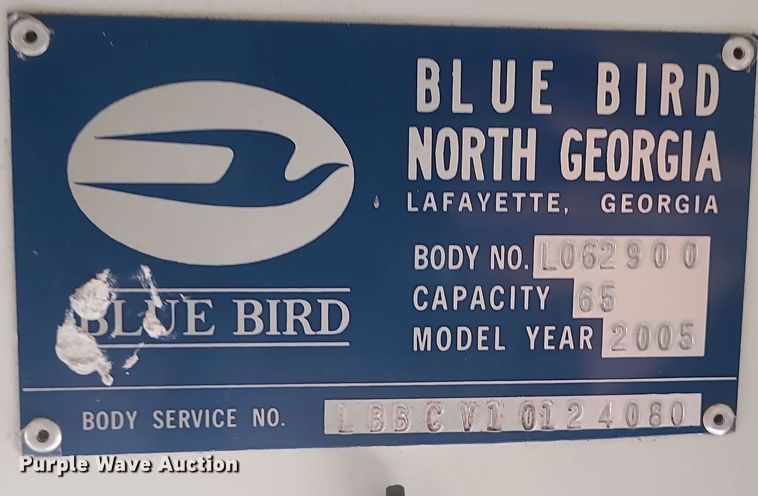 image for item DK4149 2005 Blue Bird Vision  school bus