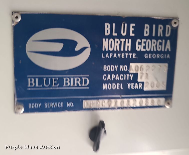 image for item DK4150 2005 Blue Bird Vision  school bus