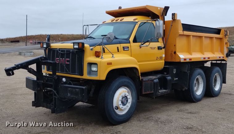 image for item DK8898 2001 GMC C7500  dump truck