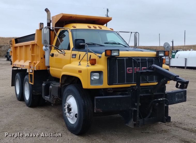image for item DK8898 2001 GMC C7500  dump truck