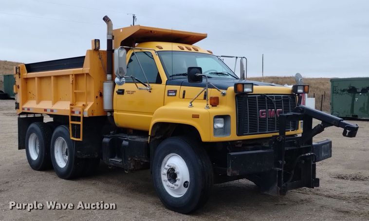 image for item DK8898 2001 GMC C7500  dump truck