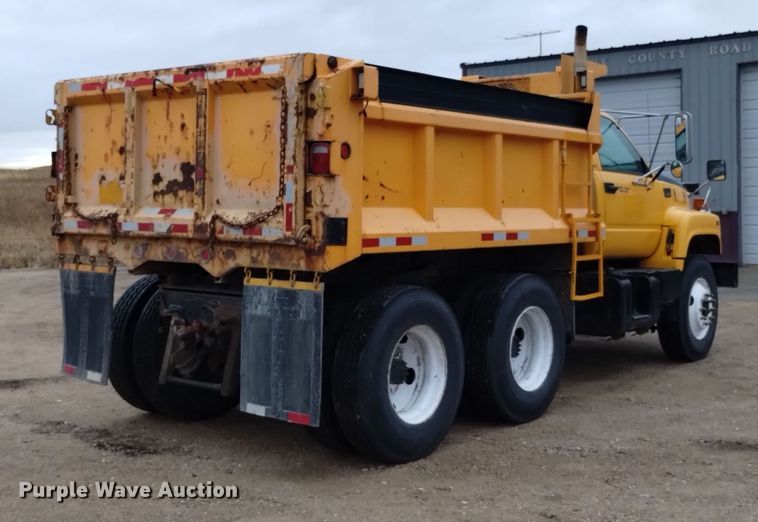 image for item DK8898 2001 GMC C7500  dump truck