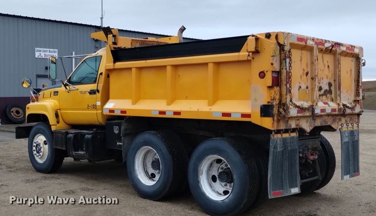 image for item DK8898 2001 GMC C7500  dump truck