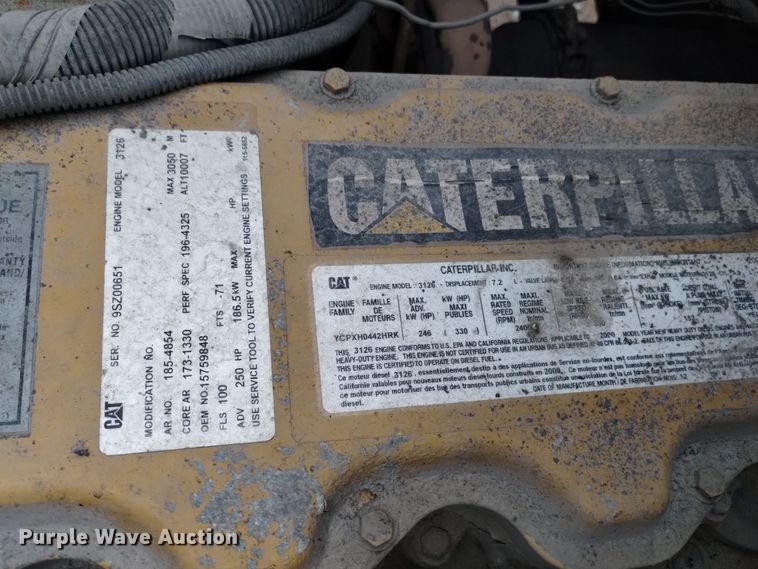 image for item DK8898 2001 GMC C7500  dump truck