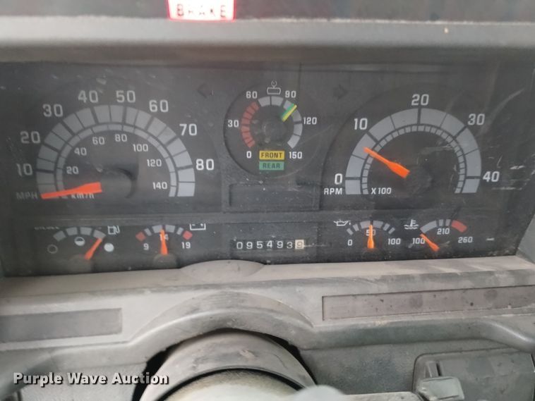 image for item DK8898 2001 GMC C7500  dump truck