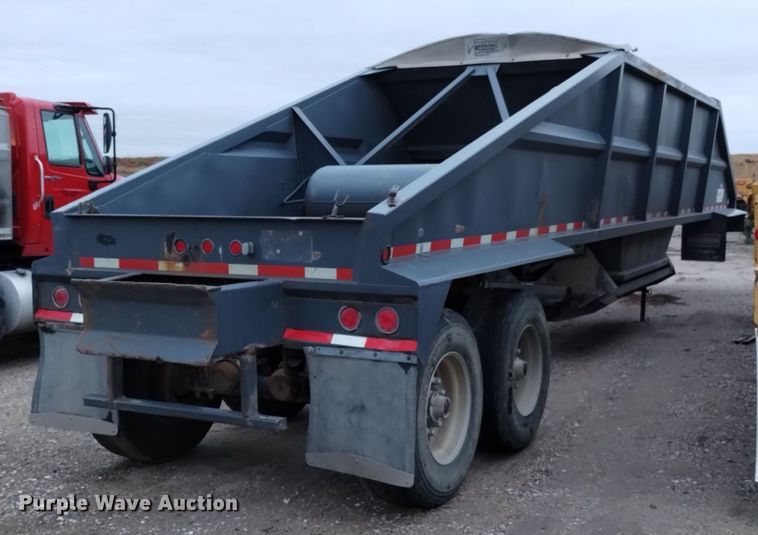 image for item DK8901 1996 Corn Belt Mfg. S-4202  bottom dump trailer