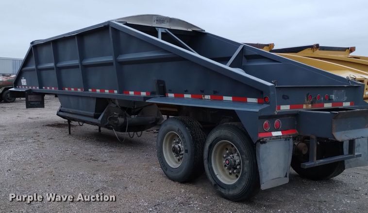 image for item DK8901 1996 Corn Belt Mfg. S-4202  bottom dump trailer
