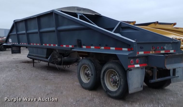 image for item DK8901 1996 Corn Belt Mfg. S-4202  bottom dump trailer