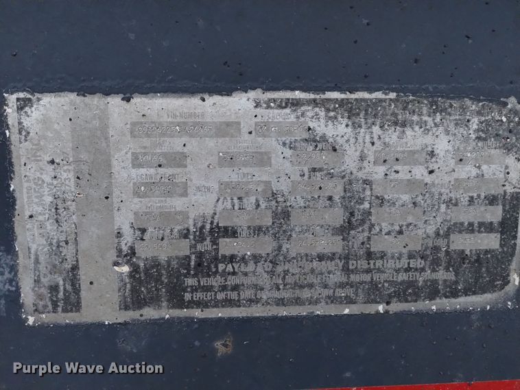 image for item DK8901 1996 Corn Belt Mfg. S-4202  bottom dump trailer