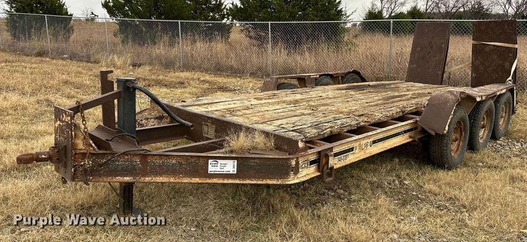 image for item DO5170 1985 Trail King TK18U-2000  equipment trailer