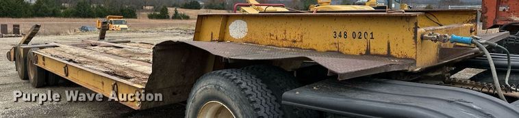 image for item DO5172 1973 Hyster Lowboy  equipment trailer