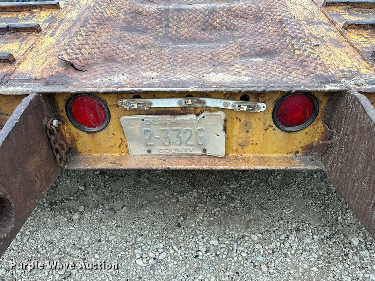 image for item DO5172 1973 Hyster Lowboy  equipment trailer