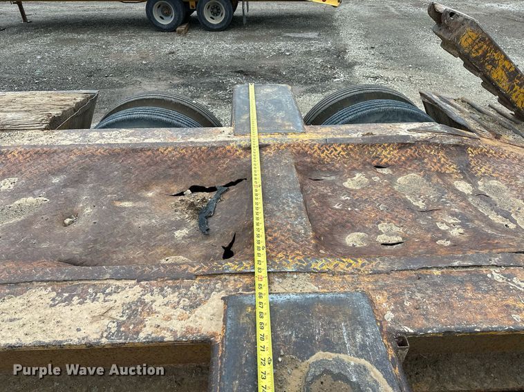 image for item DO5172 1973 Hyster Lowboy  equipment trailer