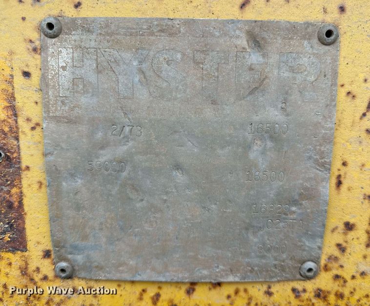 image for item DO5172 1973 Hyster Lowboy  equipment trailer