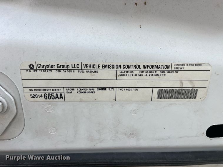 image for item DP2132 2012 Dodge Charger Police