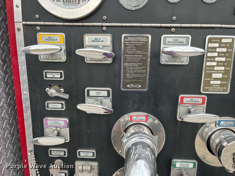 image for item DP2133 1990 Pierce Lance  pumper fire truck