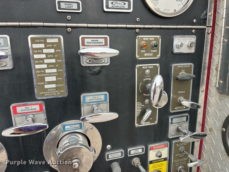 image for item DP2133 1990 Pierce Lance  pumper fire truck