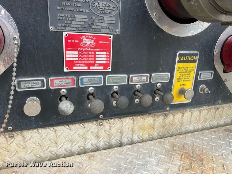 image for item DP2133 1990 Pierce Lance  pumper fire truck