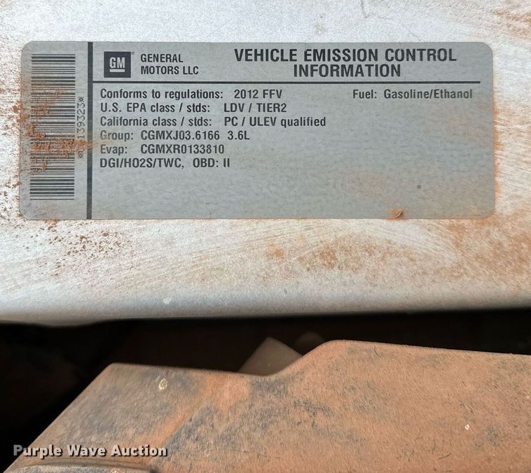 image for item DP3187 2012 Chevrolet Impala