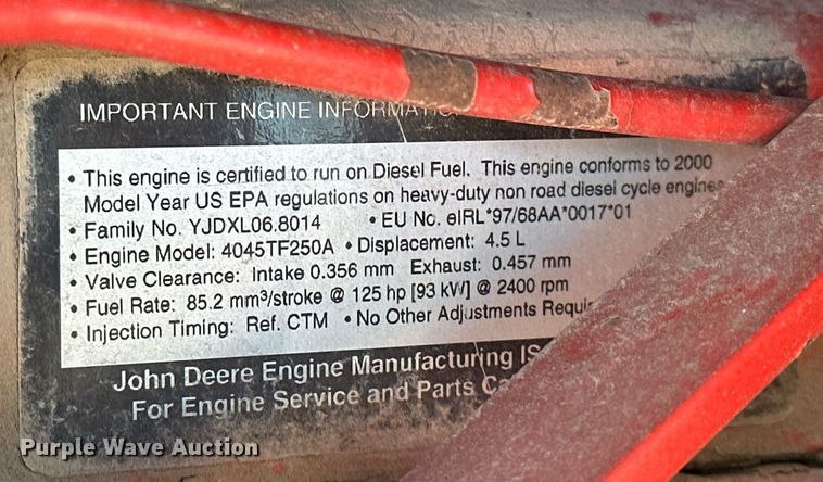 image for item DP3237 2000 Morbark  wood chipper