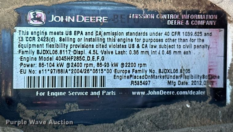 image for item DP3238 2013 Morbark Beever M18R  wood chipper