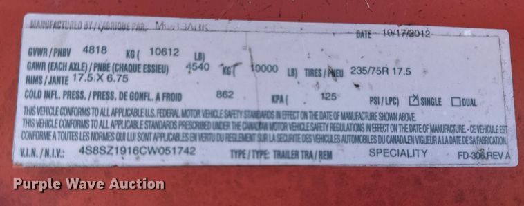 image for item DP3238 2013 Morbark Beever M18R  wood chipper