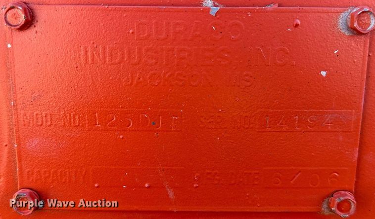 image for item DP3247 2006 Dura Patcher 125 DJT  pothole patcher