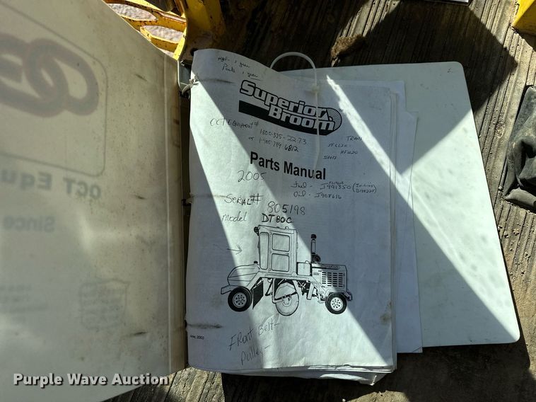 image for item DP3250 2005 Superior Broom DT80C  broom