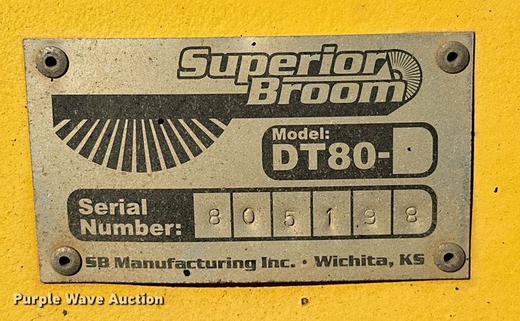 image for item DP3250 2005 Superior Broom DT80C  broom