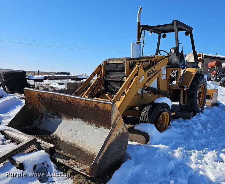 image for item DR5910 1981 Case 480D  landscape tractor