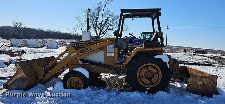 image for item DR5910 1981 Case 480D  landscape tractor
